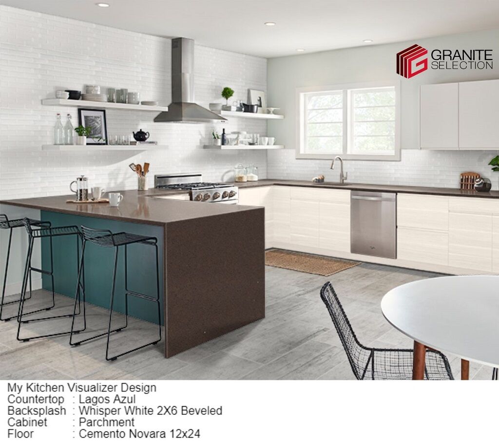 What Color Do Cabinets Go with Brown Granite Countertops? | Granite  Selection, image size:1024x914